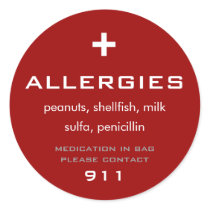 Allergies Sticker