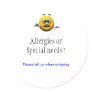 Allergies sticker