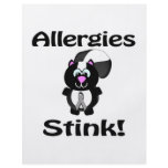 Allergies Stink Skunk Awareness Design flyers
