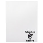 Allergies Stink Skunk Awareness Design Letterhead