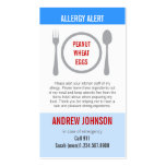 Allergy Alert Blue Sky Duotones Business Card Templates