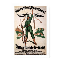 Alles Furs Vaterland WWI Poster (white) posters by RetroCommunications Alles Furs Vaterland WWI Poster (white) posters