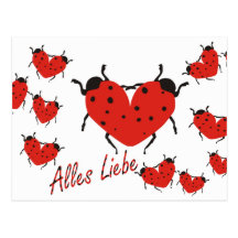 Alles Liebe Post Card