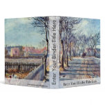Alley At Kastrup By Philipsen Theodor Esbern 3 Ring Binders