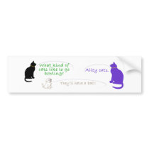Alley Cat Bumper Sticker