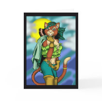 Alley Cat Greeting Card