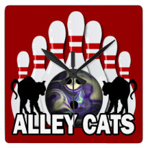 Alley Cats Wallclocks