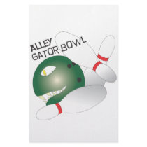 Alley Gator Bowl.ai Personalized Stationery