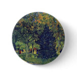 Alley In The Park By Vincent Van Gogh Button