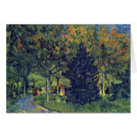 Alley In The Park By Vincent Van Gogh Greeting Card