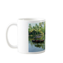 Alleypey backwaters, india coffee mug
