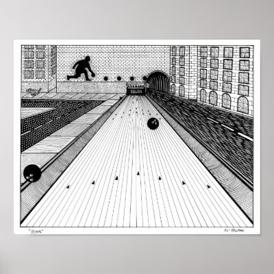 Alleys Poster by elihelman