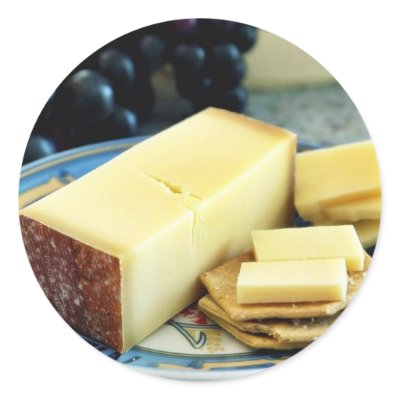 Allgauer Bergkase Cheese Round Sticker by lifesphere