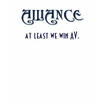 Alliance - at least we win AV. t-shirts by jessnine Alliance - at least we win AV. t-shirts