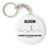 Allicin To Ward Off Bacteria And Fungi (Molecule) Keychain