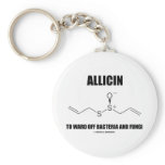 Allicin To Ward Off Bacteria And Fungi (Molecule) Key Chains
