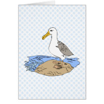 Allie Albatross Greeting Card