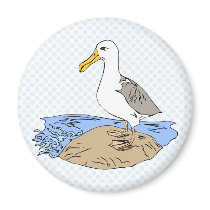 Allie Albatross Fridge Magnets
