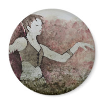 Allie Cat Grunge Tribal Belly Dancer magnets