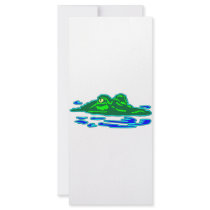 Alligator #018 rack card design