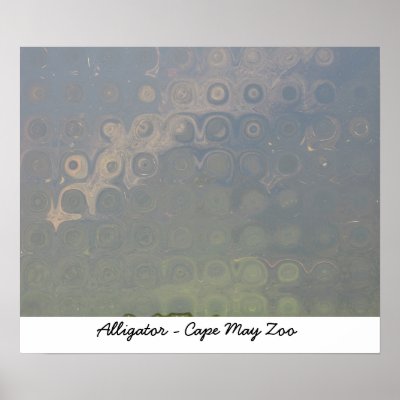 Alligator - Abstract Print by sarahl1225