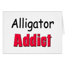 Alligator Addict cards by AnimalShirts Alligator Addict cards