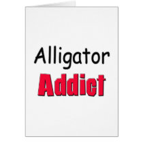 Alligator Addict cards by AnimalShirts Alligator Addict cards