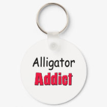 Alligator Addict keychains by AnimalShirts Alligator Addict keychains