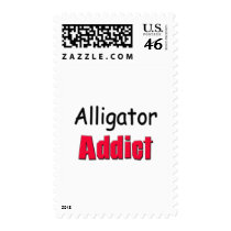 Alligator Addict postage by AnimalShirts Alligator Addict postage