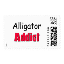 Alligator Addict postage by AnimalShirts Alligator Addict postage