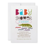 Alligator Baby Shower Invitations