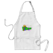 Alligator Beads Mardi Gras Aprons