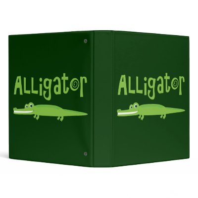 Alligator 3 Ring Binders by toxiferous