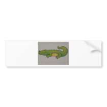 alligator bumper stickers by pinkypetals alligator bumper stickers