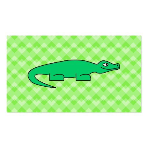 Alligator. Business Card (front side)