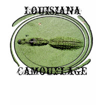 Alligator Camouflage ~ Louisiana t-shirts