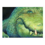Alligator Christmas Card Post Cards