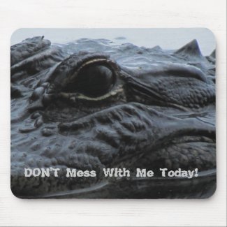Alligator Eye Mousepad zazzle_mousepad