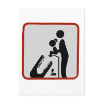 Alligator Feeding Time Postcards