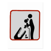 Alligator Feeding Time Postcards