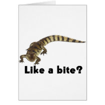ALLIGATOR FROM JUNGLEWALK.COM GREETING CARDS