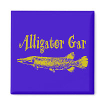 Alligator GAr Fish Magnet