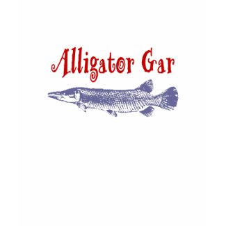 Alligator GAr Fish shirt