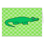 Alligator. Greeting Card