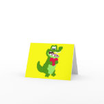 Alligator in Love Greeting Card