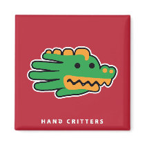 Alligator Jaw Refrigerator Magnet