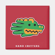Alligator Jaw Refrigerator Magnet
