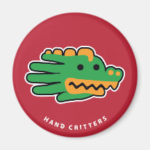 Alligator Jaw Refrigerator Magnets