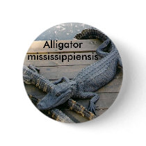Alligator mississippiensis button by Pyroraptor0001 Alligator mississippiensis button