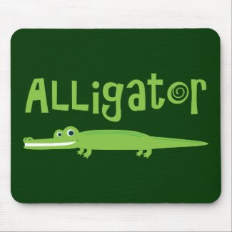 Alligator mousepad